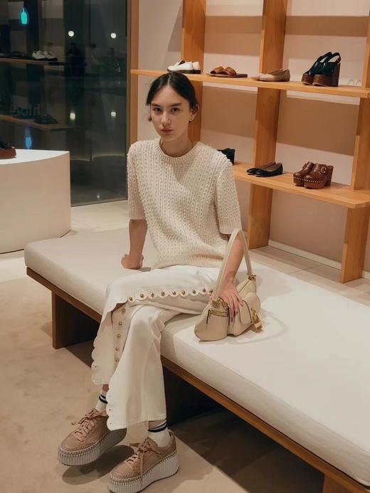 𝐂𝐡𝐥𝐨𝐞ChloeNamaSneaker蔻依新款运动鞋小白鞋、容祖儿和孙怡宋茜明星同款、原材料是可再生物料制作（HC） 商品图7