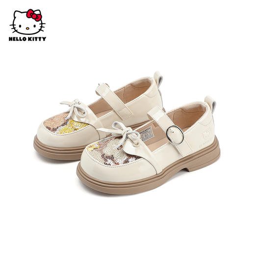 HelloKitty童鞋女童皮鞋春秋宝宝黑色单鞋儿童礼服时装鞋26-36 K4536953 商品图1