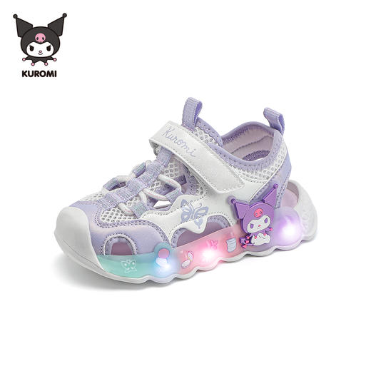 hellokitty库洛米女童包头凉鞋夏季儿童发光鞋宝宝亮灯鞋24-30 KU5526841 商品图0