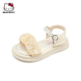 HelloKitty童鞋女童凉鞋夏季女宝宝优雅时装鞋公主软底鞋26-30 K4526887