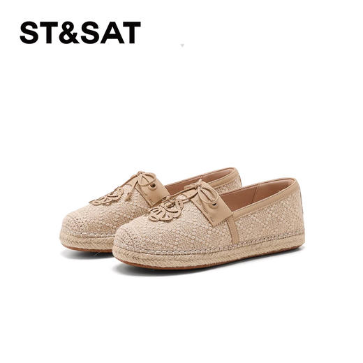 星期六小香风透气草编渔夫鞋SSD1111C6W 商品图3