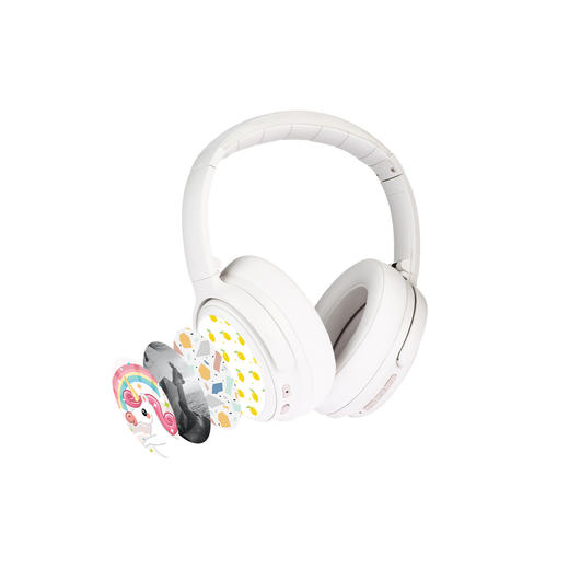 BuddyPhones Cosmos Fun 主动降噪儿童耳机头戴式无线蓝牙护耳学习网课 商品图0