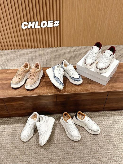 𝐂𝐡𝐥𝐨𝐞ChloeNamaSneaker蔻依新款运动鞋小白鞋、容祖儿和孙怡宋茜明星同款、原材料是可再生物料制作（HC） 商品图0