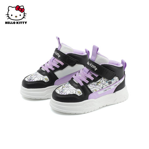 HelloKitty童鞋女童板鞋春秋儿童高帮鞋中大童休闲鞋26-37 K4536804 商品图2
