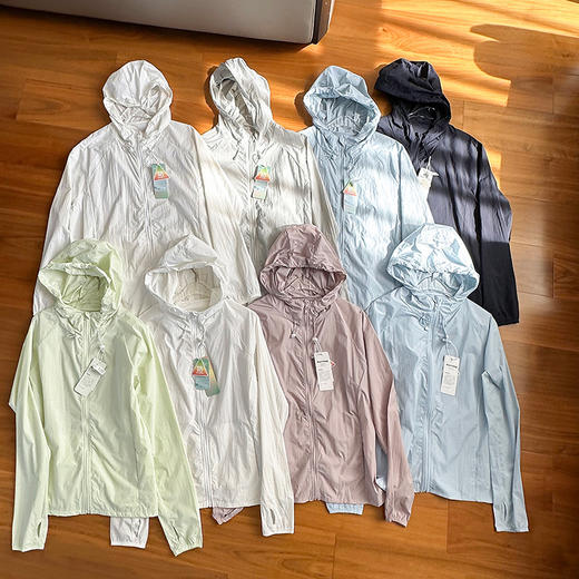 官网699！情侣轻薄户外凉皮防晒衣UPF50防紫外线原纱三防面料晴雨两穿外套上衣 商品图14