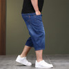 【DYG】大依优型大码牛仔七分裤牛仔短裤弹力宽松显瘦肥佬休闲男士夏加肥加大 商品缩略图2