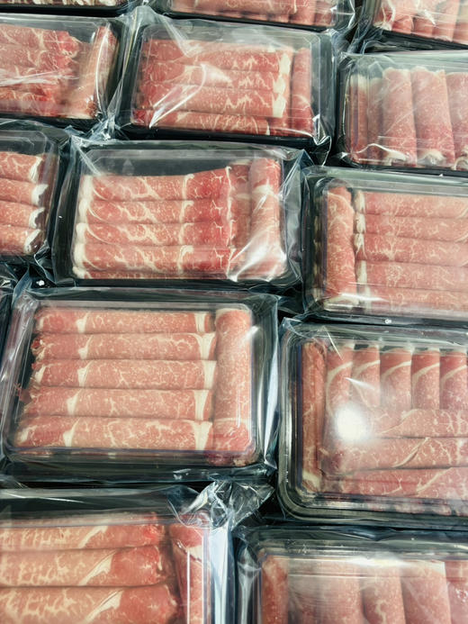 澳洲和牛M7-8牛肉卷，240天谷饲品质，1.5mm厚度，沸锅10秒即食，让你尝试从未吃过如此美味的牛肉卷！ 商品图2