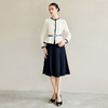 IWY/小香风连衣裙新款假两件拼色套装时尚洋气减龄显瘦遮肉伞裙Q1288 商品缩略图3