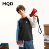 【MQD】男大童秋季新品学院风插肩袖撞色长袖T恤 商品缩略图1