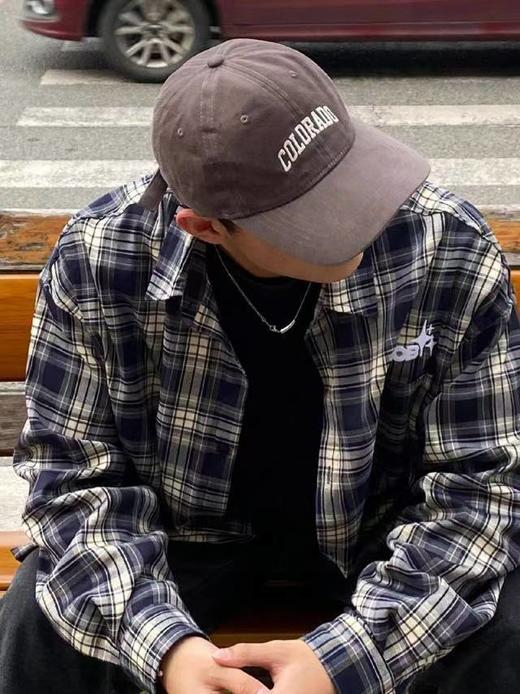 素颜小脸神器迪丽热巴杨幂同款男女同款机车鸭舌帽 商品图4