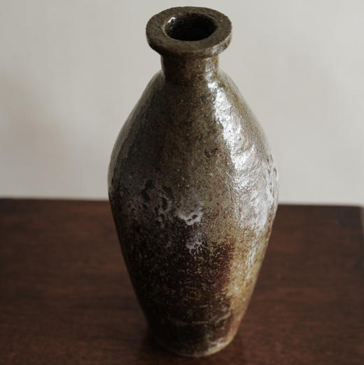 【苏州】日本柴烧粗陶花器 带艺术家签章 商品图0