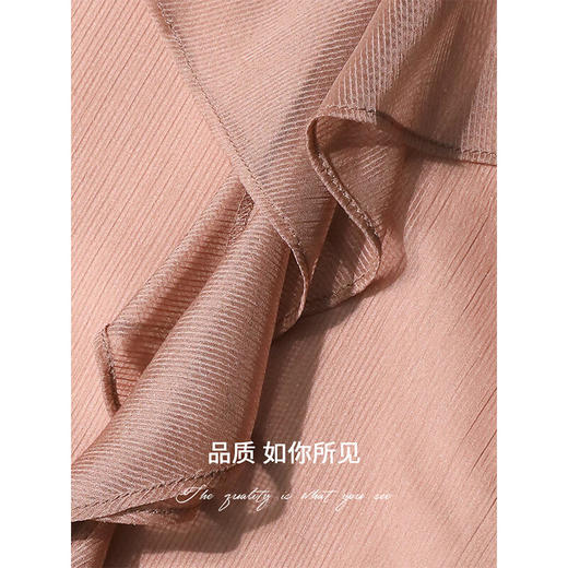 COCOBELLA不规则荷叶边飘逸吊带衫仙女风轻盈雪纺背心VT3004 商品图3