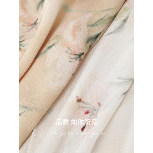 COCOBELLA设计师款花卉植物吊带裙立裁拼接优雅连衣裙FR3088 商品图4