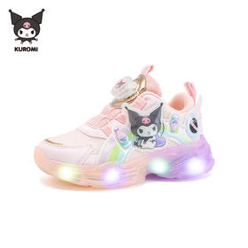 KUROMI库洛米童鞋女童运动鞋春季儿童发光鞋宝宝闪灯鞋25-32 C4536723