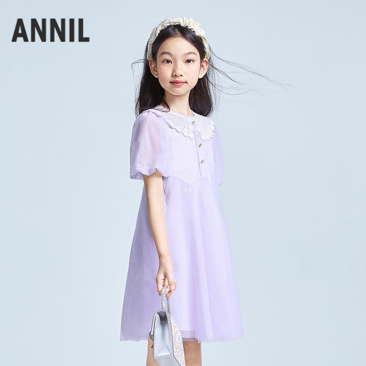 女童短袖礼裙夏季新款安奈儿童装实体店同款AG523664 商品图2