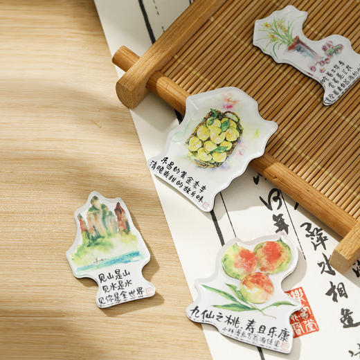 小林漫画 韶关风物志 磁力亚克力冰箱贴套装~把韶关的多彩故事带回家 商品图3