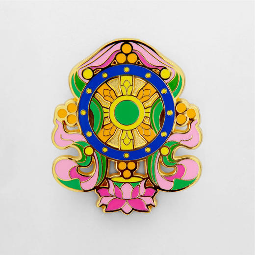 布达拉宫吉祥八宝冰箱贴/磁吸徽章（两用） 商品图1