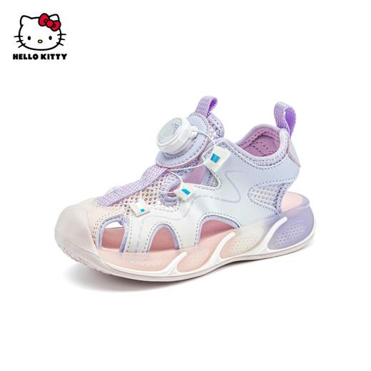 HelloKitty童鞋女童凉鞋夏季儿童鞋旋转纽扣鞋沙滩鞋27-37 K4526816 商品图3