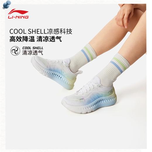 李宁SOFT COOL 2女子透气清凉潮流休闲鞋AGLV010 商品图1