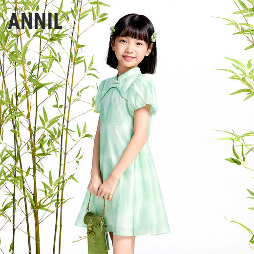 女童短袖连衣裙夏季新款安奈儿童装实体店同款AG523610 商品图2