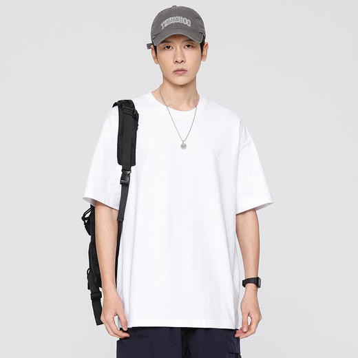 【下单4件发货，不足4件不发】真维斯CLUB 210g纯棉半袖  细节工艺 提升穿着感 商品图0