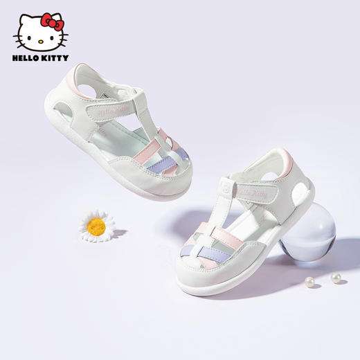 HelloKitty童鞋女宝宝凉鞋包头夏季女童公主鞋小童儿童鞋24-30 K3526856 商品图0