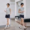 森马家居服女轻运动风纯棉短裤夏季宽松睡裤外穿裤子窄腰复古撞色 商品缩略图3