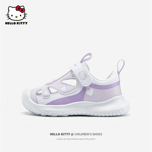 hellokitty童鞋女宝宝鞋软底夏季儿童凉鞋包头女孩镂空鞋透气24-30 K4526889 商品图1