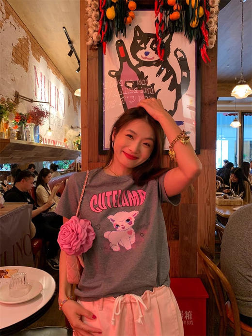 宠萌爱心羊咩咩棉T恤 商品图7