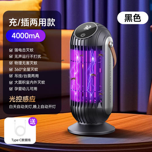【智能光感灭蚊器】智光灭蚊灯，护家人如珍。360°全方位护佑，孕婴儿家庭共享。CO2催蚊引诱，电网2000V惩蚊徒。柔光小夜灯，夜晚安心睡！ 商品图4