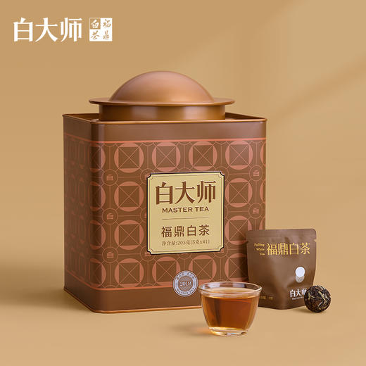 白大师白茶福鼎白茶一叶倾城大师罐2019年陈皮白茶寿眉白茶组合 商品图8