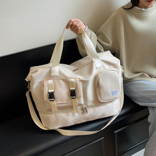 【独立鞋仓设计！方便出行】干湿分离新款健身包防泼水大容量干湿分离出差旅行袋收纳游泳运动瑜伽包。ry 商品图1