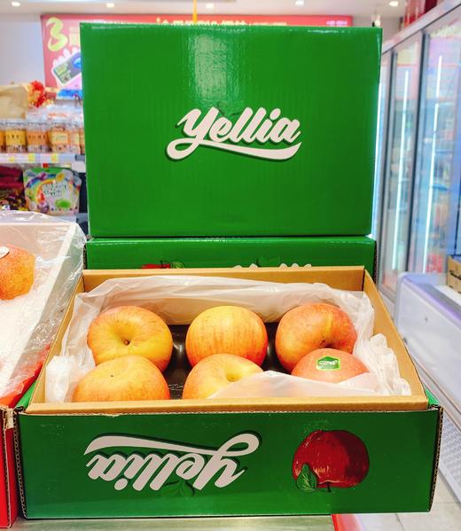 天花板陕西红富士苹果礼盒绿色 6头约1.5KG/箱  | 水果 商品图0