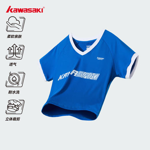 川崎 女款 休闲短袖T恤 K1C01-C2212 商品图2