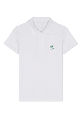 Recreational Habits - Kennedy Short Sleeve Polo - White - 女装 - Polo衫 - 白色