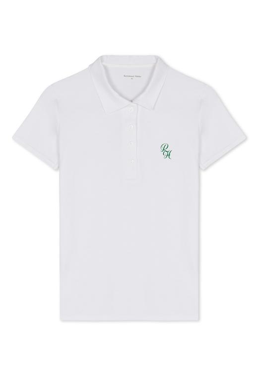 Recreational Habits - Kennedy Short Sleeve Polo - White - 女装 - Polo衫 - 白色 商品图0