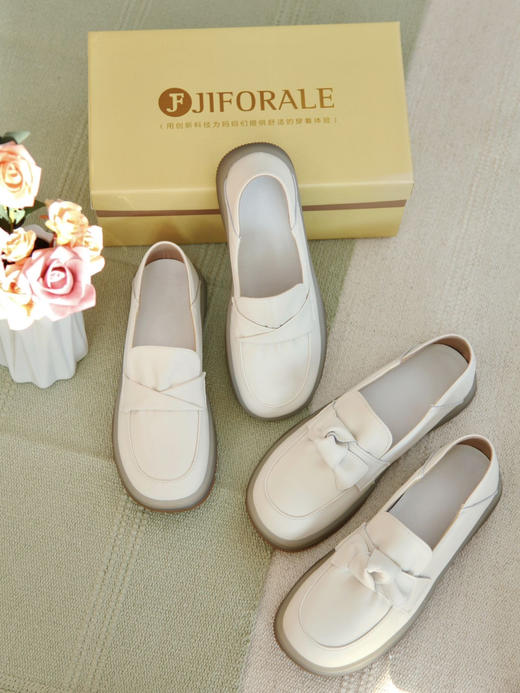 【吉芙拉JIFORALE牛皮妈妈鞋】线下实体店倒闭❗清仓甩卖，直降💰200！全牛皮百搭💰99❗软底➕软面➕优质牛皮   35-40码，正码正拍！ 线下实体店💰299双！开团💰99元 商品图7