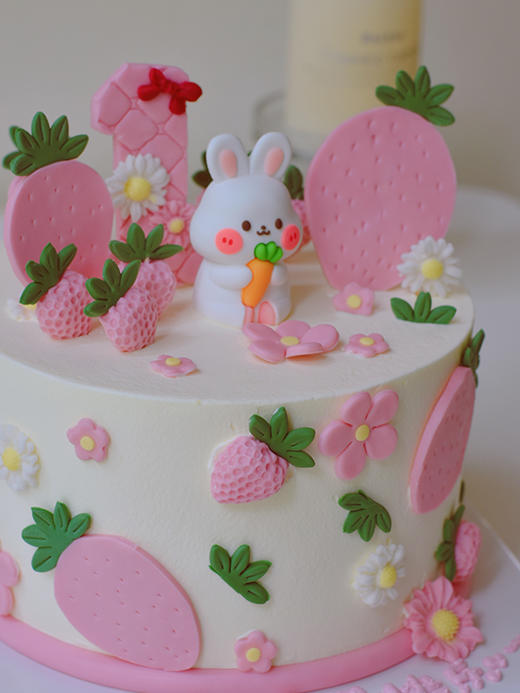 【可爱兔宝宝】 - 千层生日蛋糕 商品图3