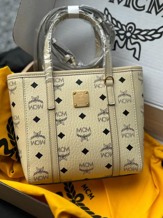 MCM菜篮子经典托特包大容量时尚通勤手提单肩斜挎包女包 商品图5