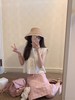 金蘑菇菇 花野井千金 甜心针织套装/系带无袖上衣粉格半身裙夏女 商品缩略图0