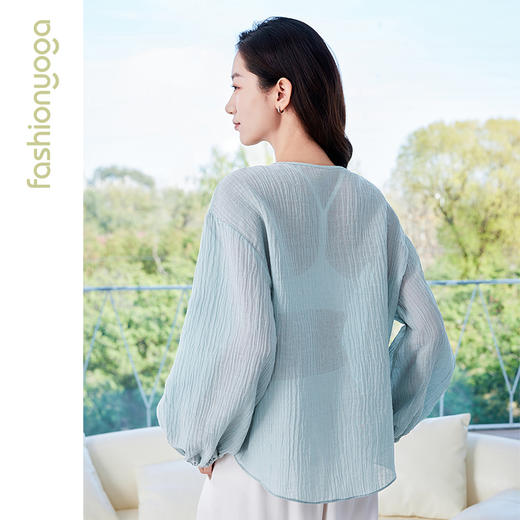 FM15337中式棉麻长袖外搭 商品图3