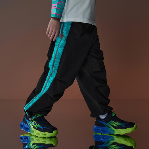 【MQD】【ONE兔联名】童装男童休闲裤春秋装款儿童国风降落伞裤 商品图0