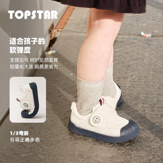 TOPSTAR【春上新】儿童帆布鞋女童男童幼儿园室内鞋宝宝软底鞋2061 商品图1