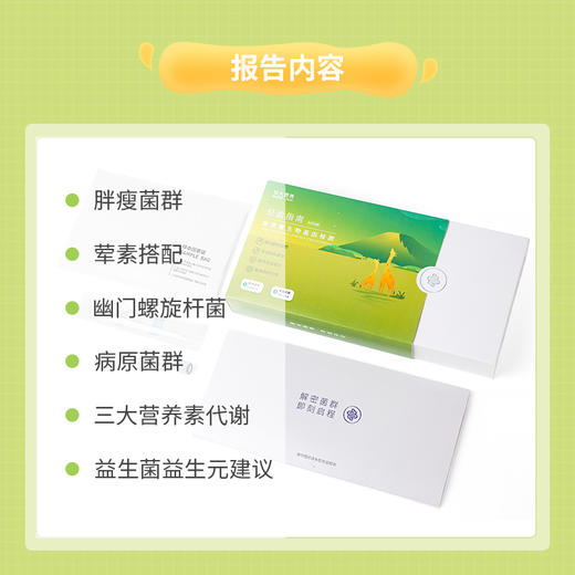 【基因检测·轻盈指南】揪出你的肥胖菌群，精准饮食结构推荐，幽门螺旋杆菌感染检测 商品图4