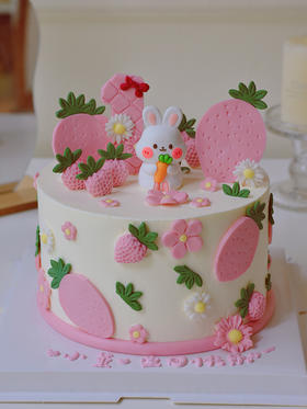 【可爱兔宝宝】 - 千层生日蛋糕