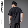 PINLI品立2025夏季新款小熊烫钻短袖T恤男士潮牌百搭纯棉体恤上衣BG252111004 商品缩略图2
