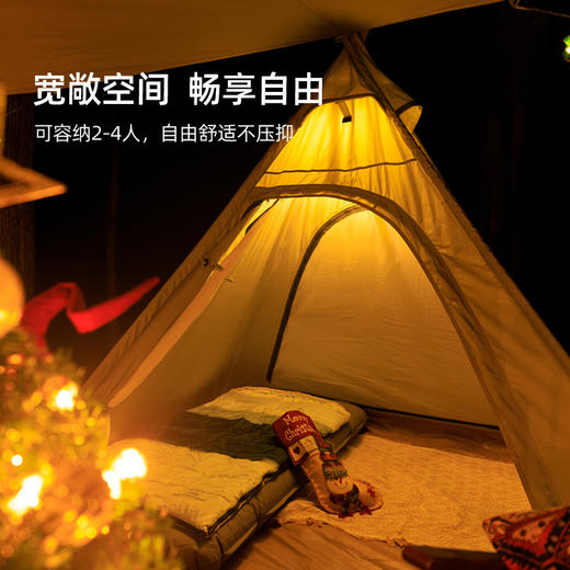 SunnyFeel户外露营帐篷天幕遮阳碟菱形天幕野营印第安棉布帐 商品图1