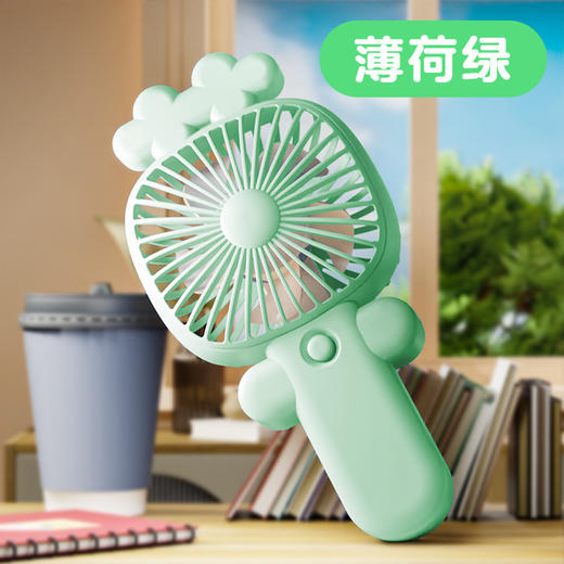 网红爆款【卡通小风扇】夏日学生户外手持USB充电小风扇 小巧可爱玩具 商品图6