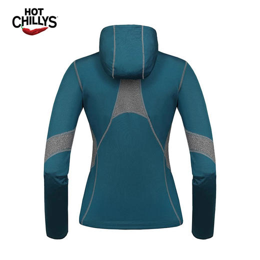 HOTCHILLYS热椒 女士8K磨毛连帽拼接上衣运动排汗层快干HCA9742 商品图2