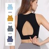 跃牌（呗咪纷纷系列）一体运动内衣女防震跑步美背瑜伽背心固定胸垫聚拢文胸WX9001 商品缩略图1